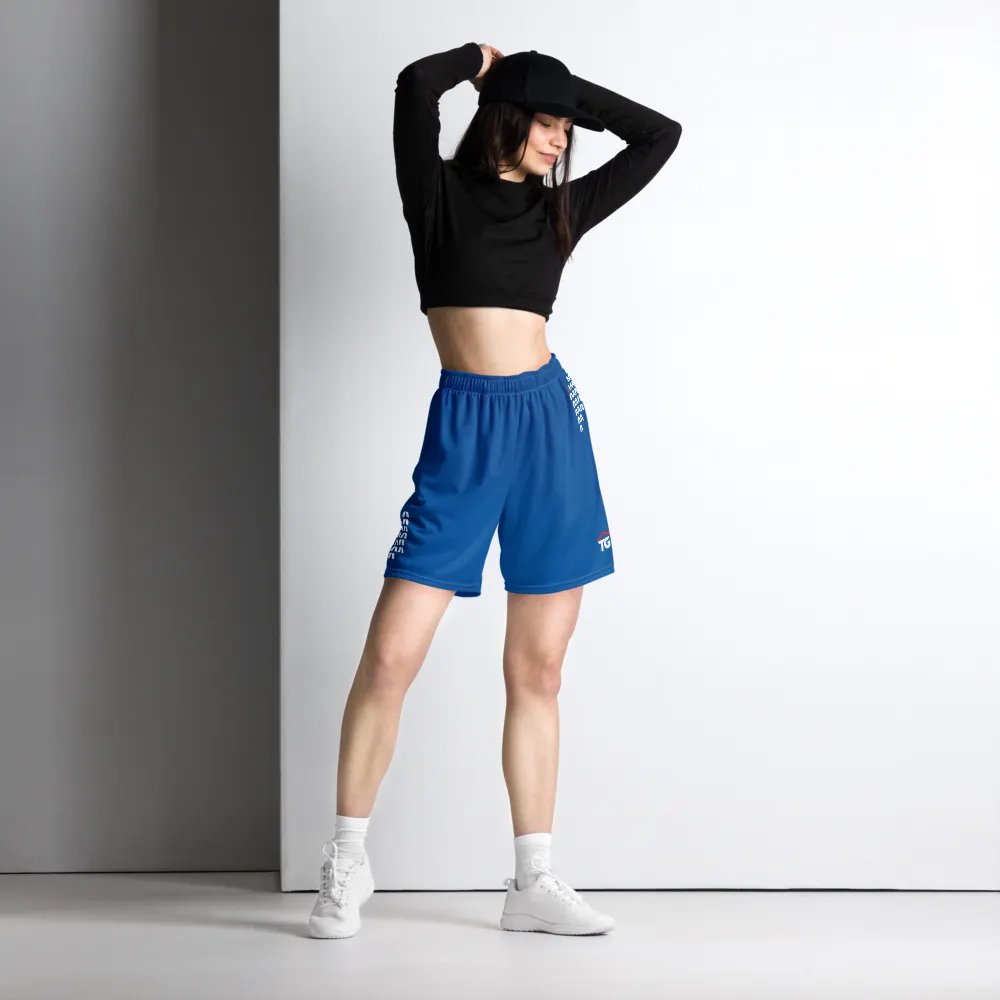 TG Unisex Mesh Gym Shorts product image (6)