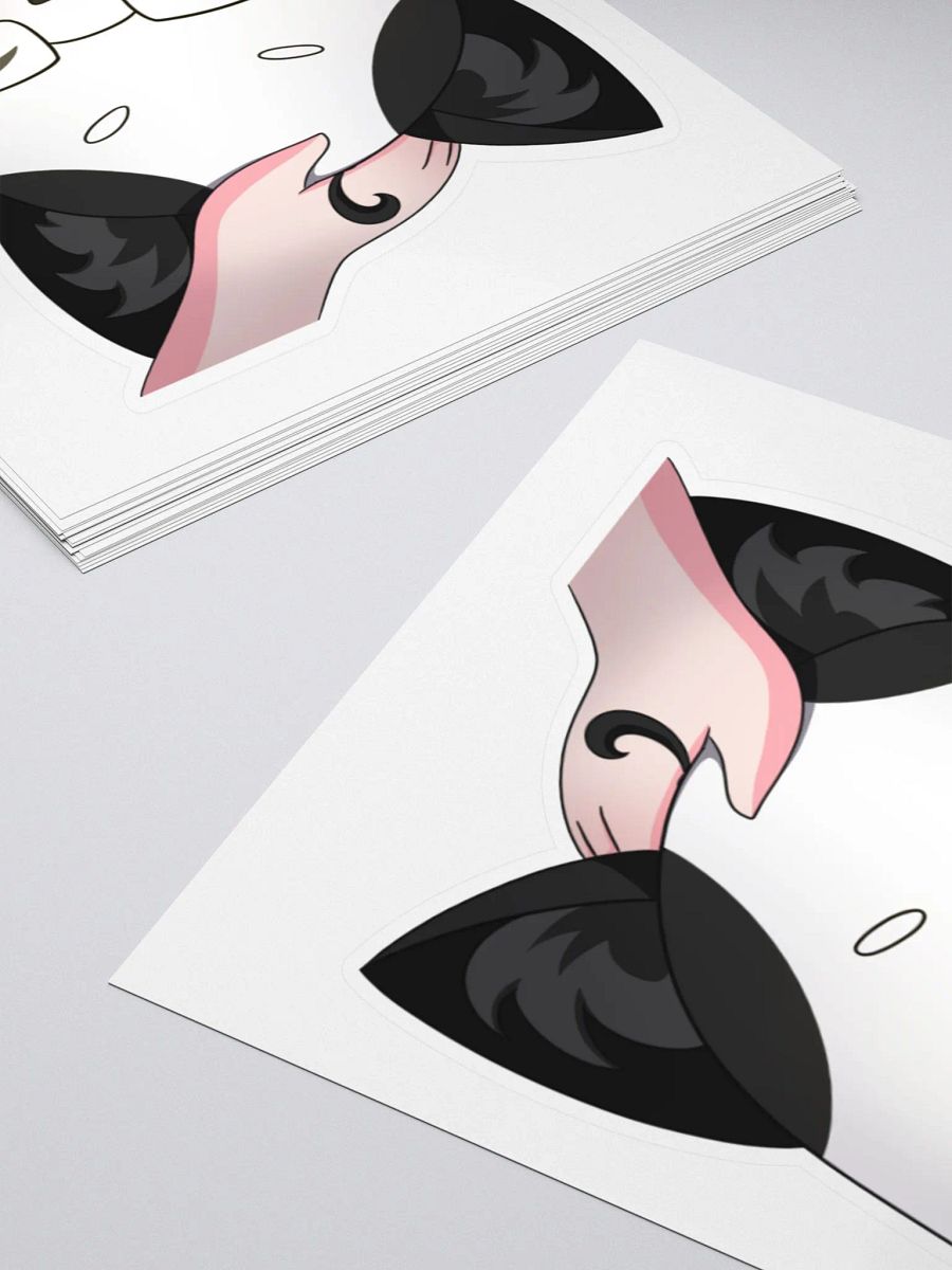 JPAG_Grey cat Headpat emote sticker product image (4)