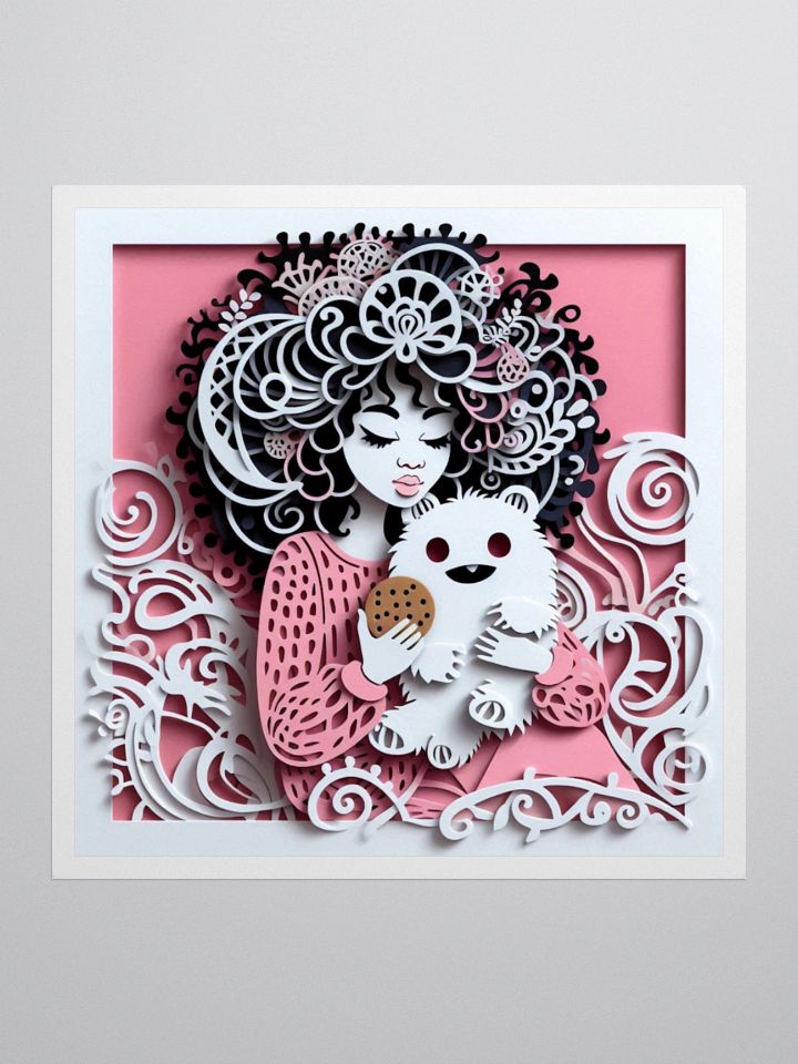 Curly Charm Kiss Cut Stickers product image (2)