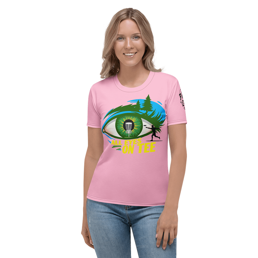Fancy Lads Women's Pink T-shirt "All Eyes On Tee" product image (4)