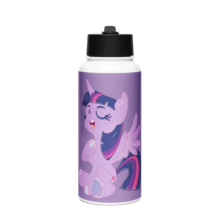 Twilight Sparkle Stainless Steel Water Bottle with a Straw Lid product image (1)