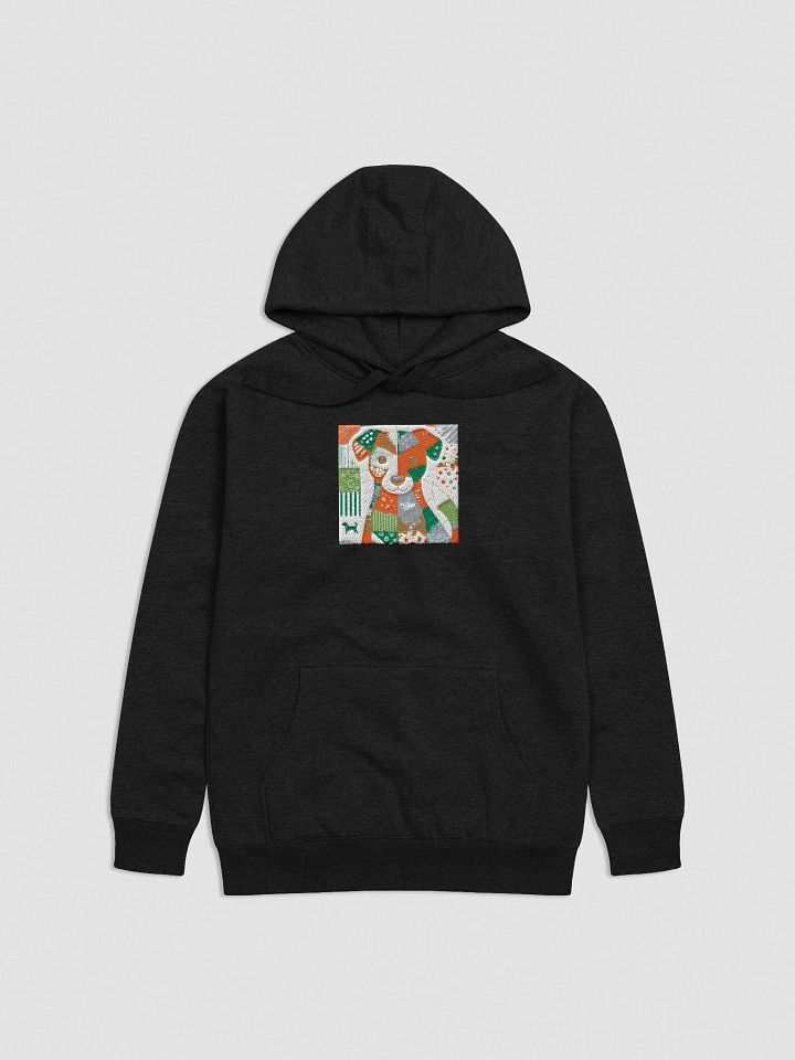 Patchwork Pup Unisex Hoodie product image (2)