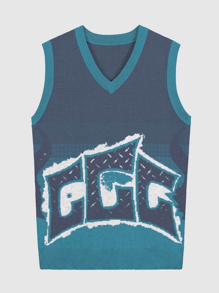 GGG Fire Logo Knitted V-Neck Vest product image (4)