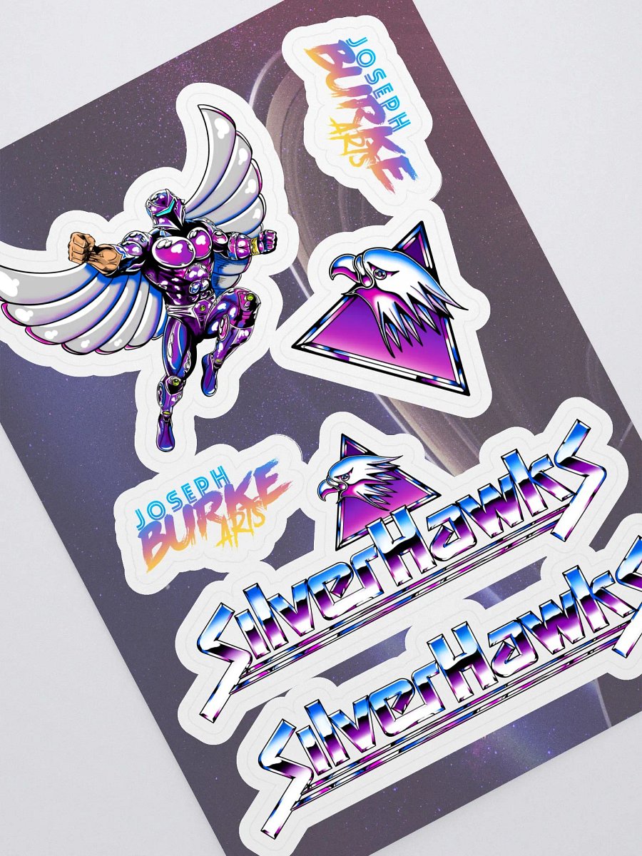 SilverHawks Retro Tribute Sticker Sheet product image (1)