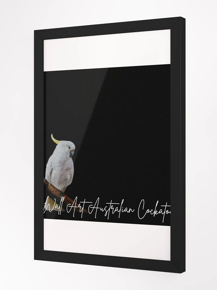 Australian Cockatto Framed High-Quality Matte Poster (in) product image (2)