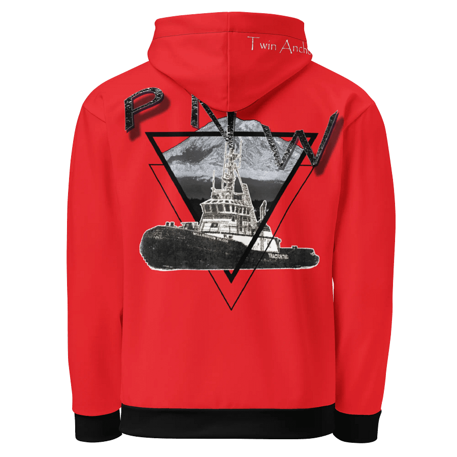 Red Triangle-Mt Raine- PNW Millennium Tug Hoodie product image (1)