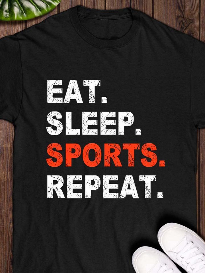 Eat, Sleep, Sports, Repeat T-Shirt product image (1)
