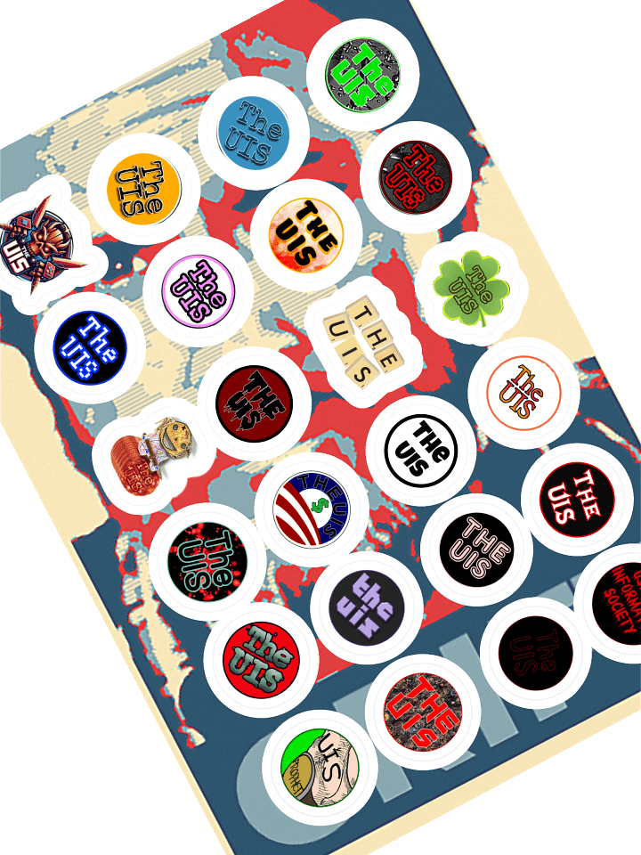 TheUIS Through The Years - Logo Sticker Sheet product image (1)