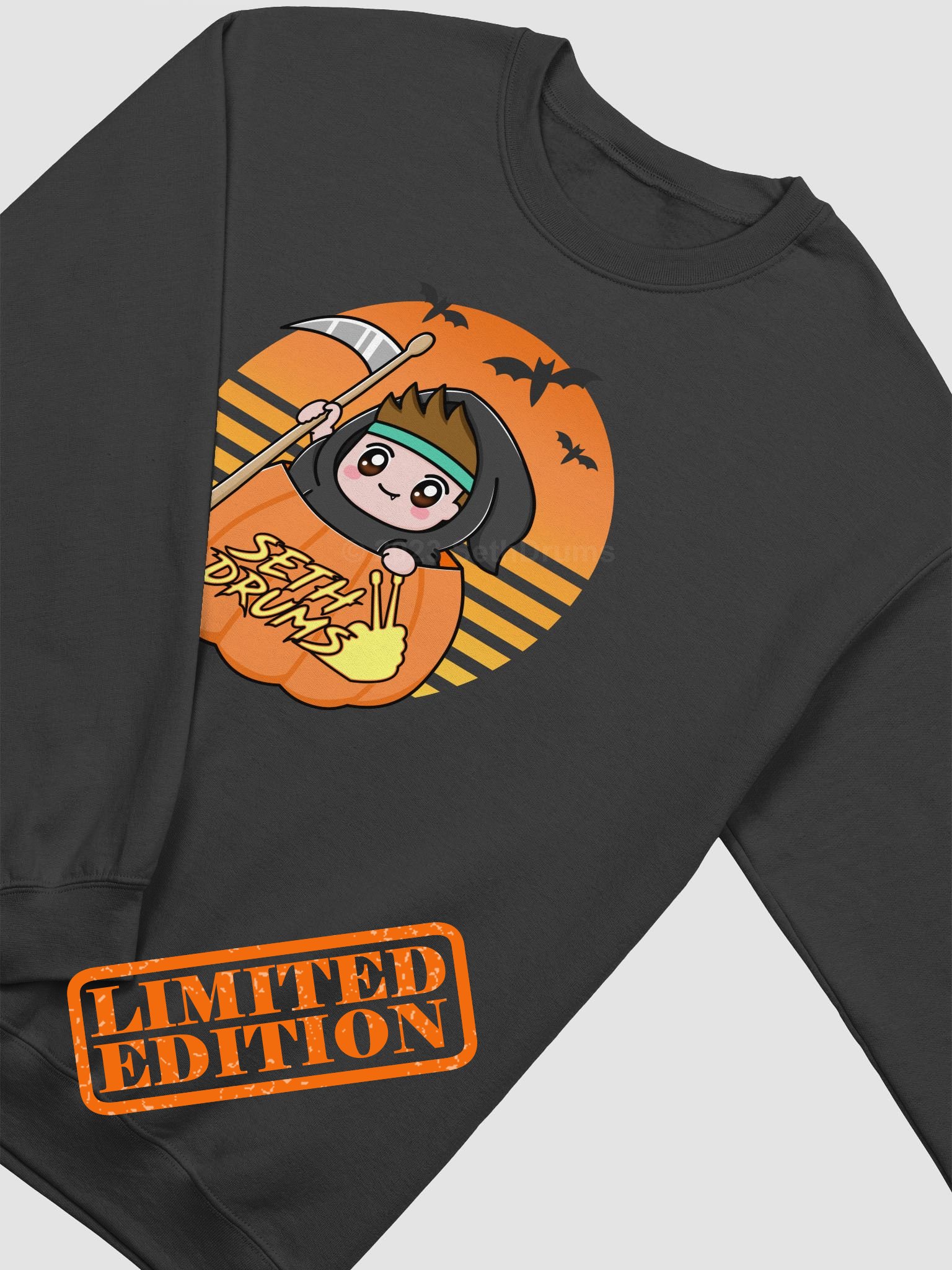 SethDrums Halloween Sweatshirt product image (3)