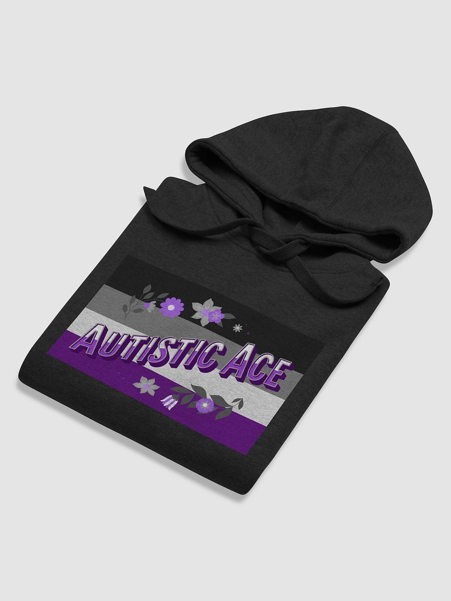 Floral Autistic Ace w/ Flag Hoodie (Pullover) product image (6)