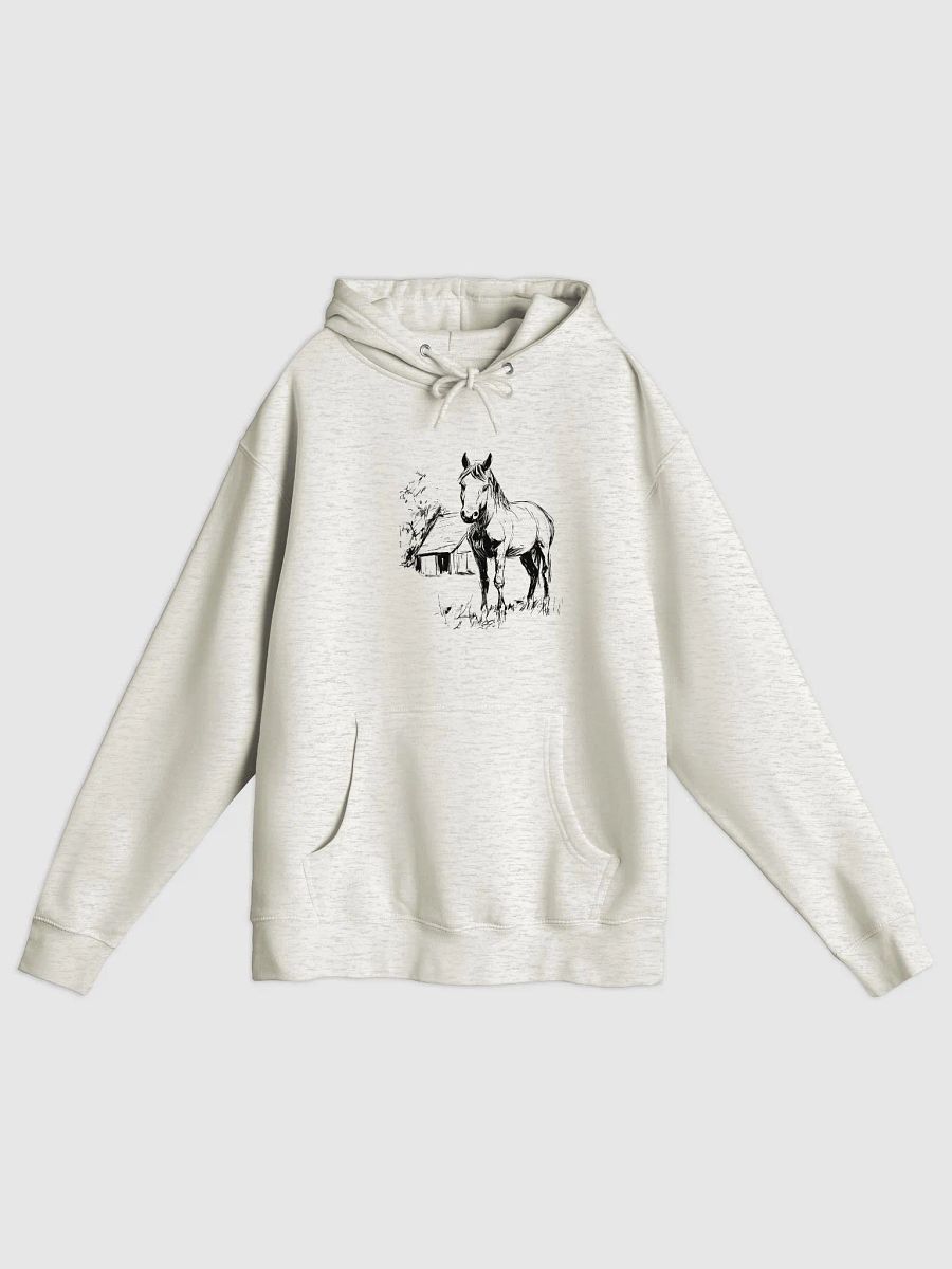 Pasture Morning – Horse & Barn Heavyweight Hoodie product image (8)