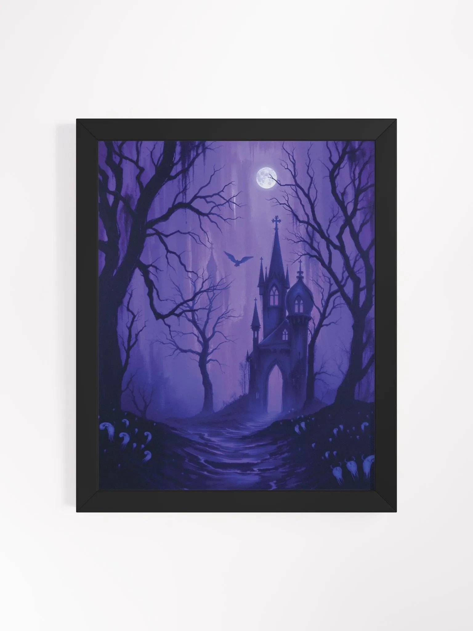 Violet Night Framed Print product image (12)