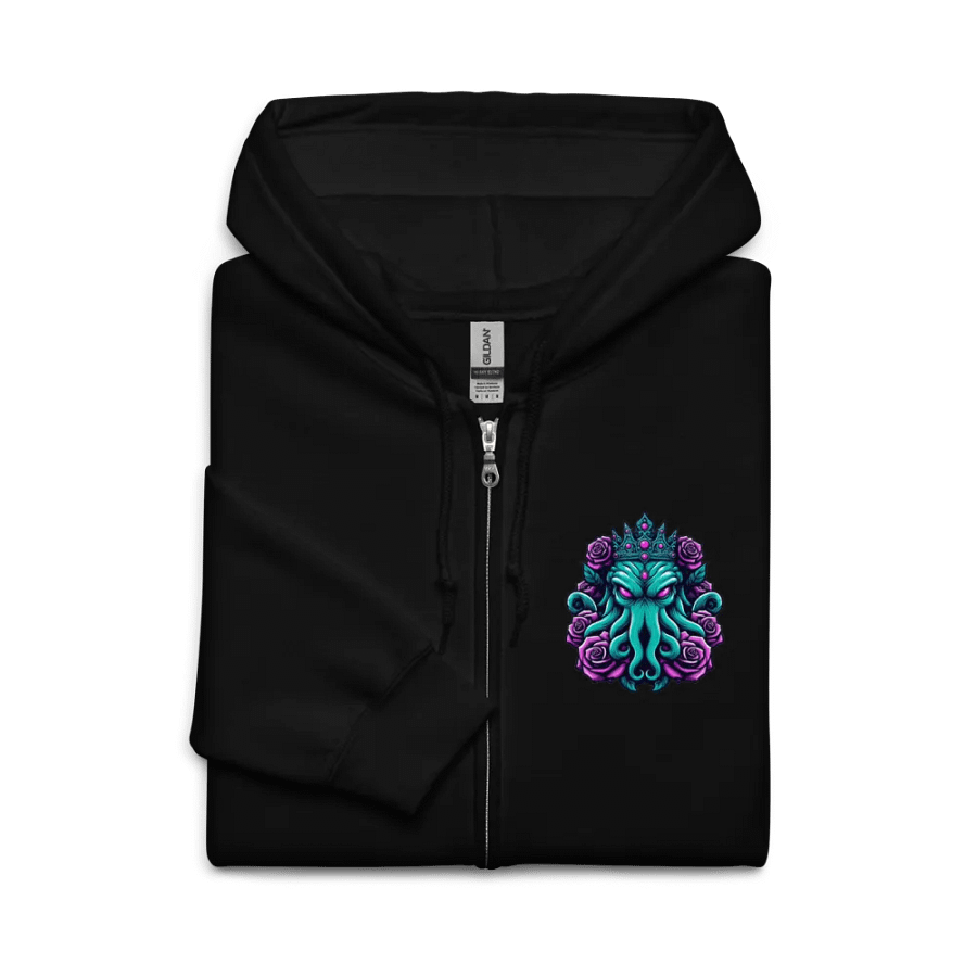 Cthulhu Royalty Hoodie V.2 Zip-Up (Lots of Colors!) (Up to 5xl!) product image (7)