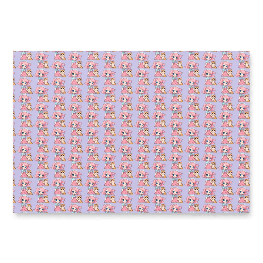 Funky Cartoon Character Wrapping Paper Set product image (1)
