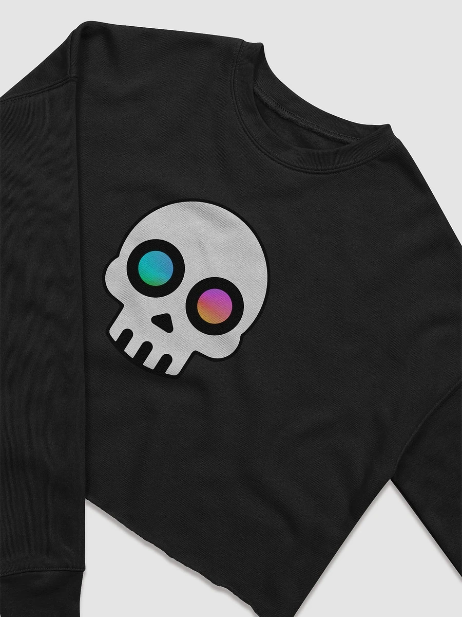 CMYK Skull Fleece Crop Sweatshirt product image (12)