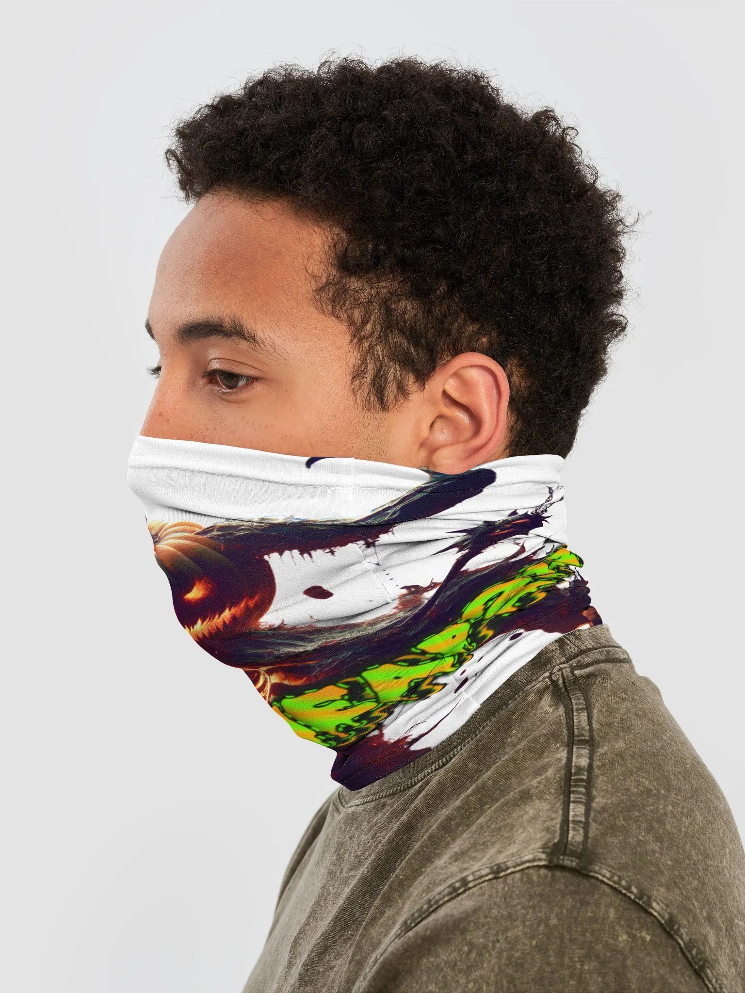 Pumpkinhead Par Glow-in-the-Dark Neck Gaiter product image (3)