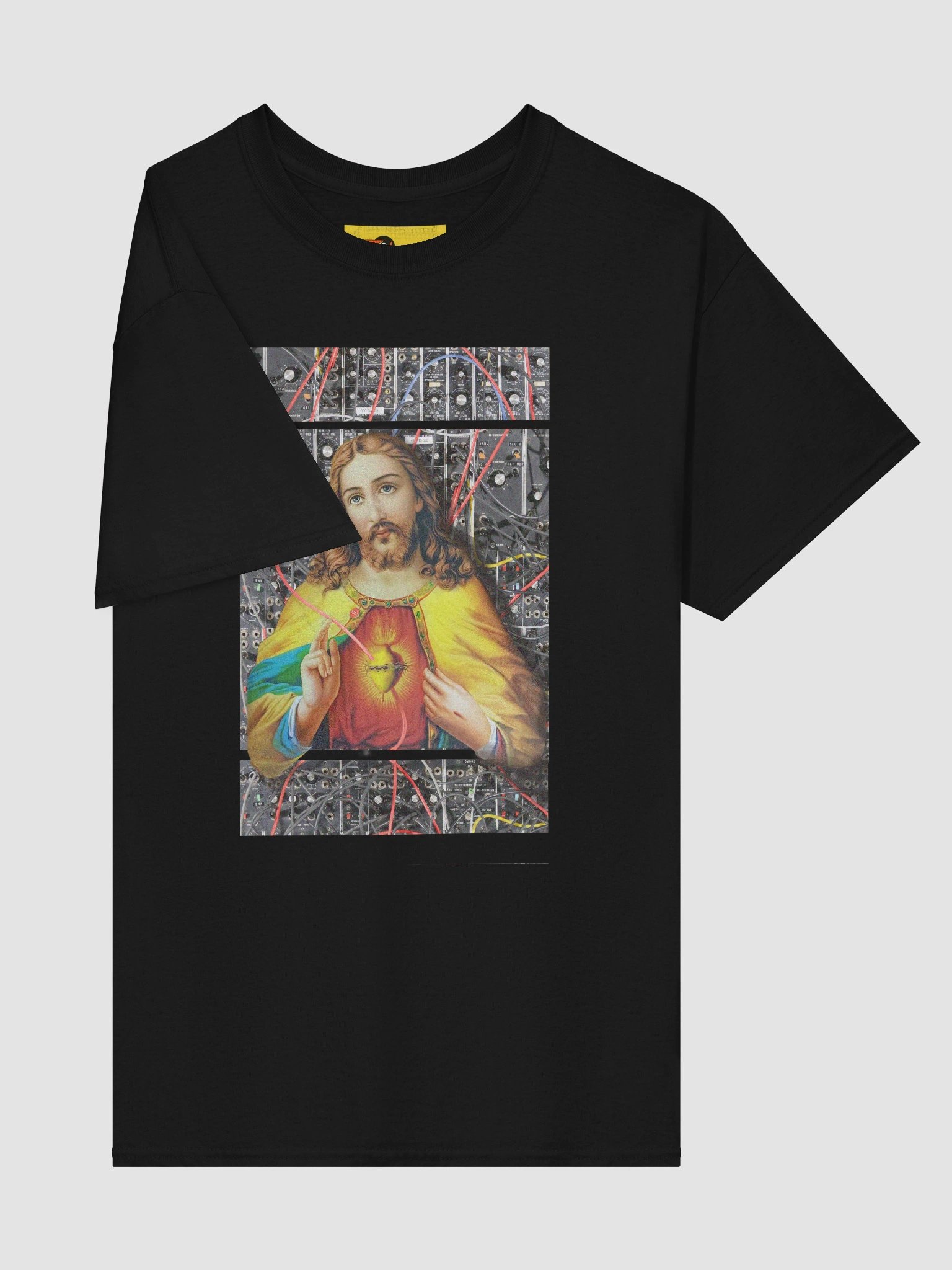 Jesus Christ Sacred Moog by Frank Fonik, Techno EDM Unisex t-shirt product image (19)