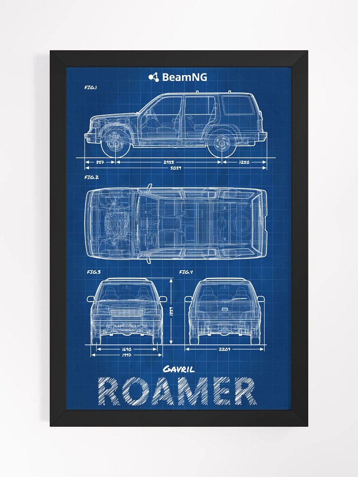 Framed Poster: Gavril Roamer Blueprint product image (1)