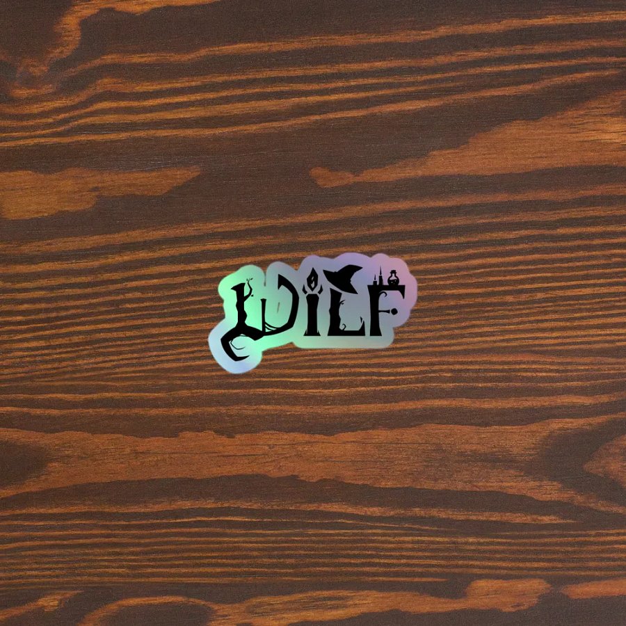 ◖004◗ WILF holo sticker product image (3)