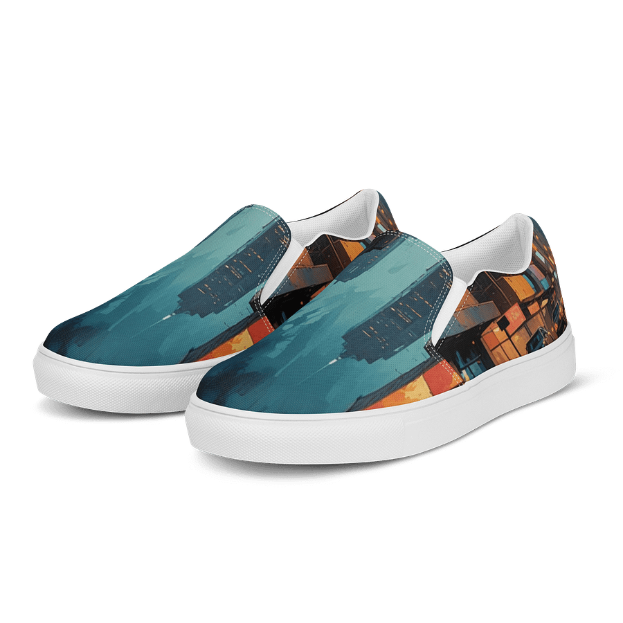 Abstract City 2 Canvas Shoes product image (3)