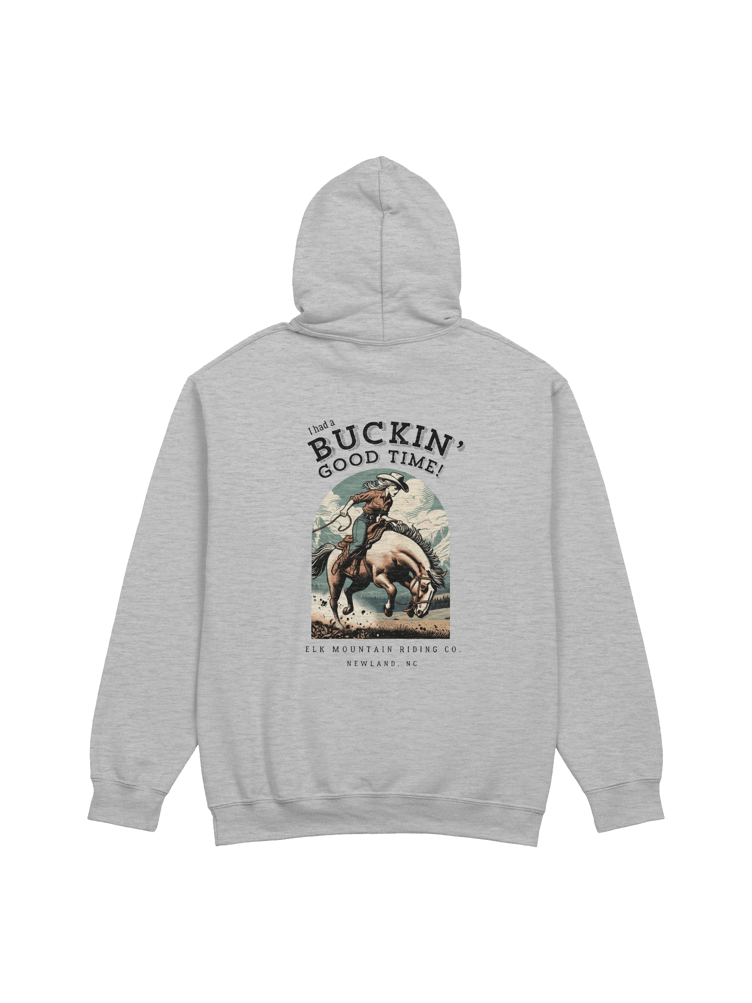 Buckin' Good Time + EMRC Logo Classic Hoodie (Light Colors) product image (6)