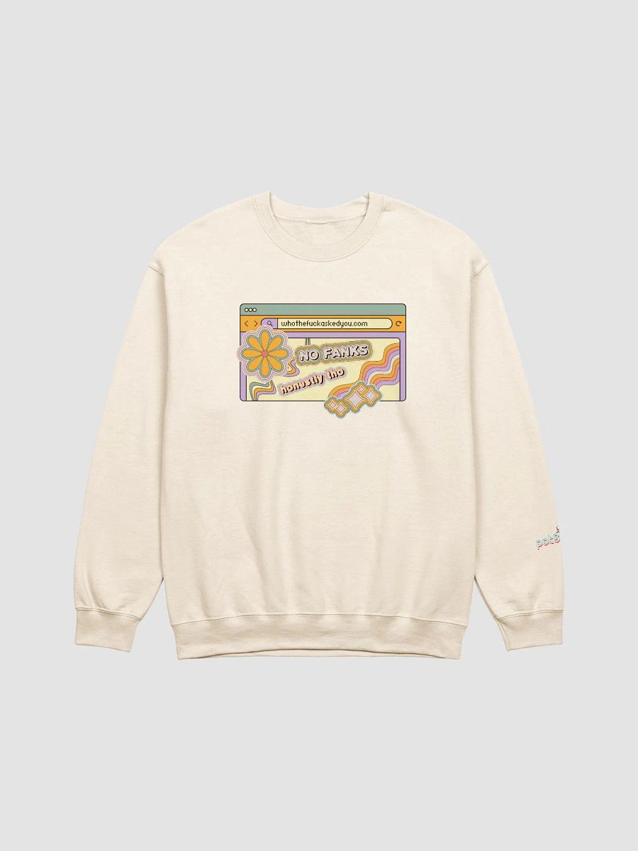 WHOTFASKEDYOU.COM classic sweatshirt product image (29)