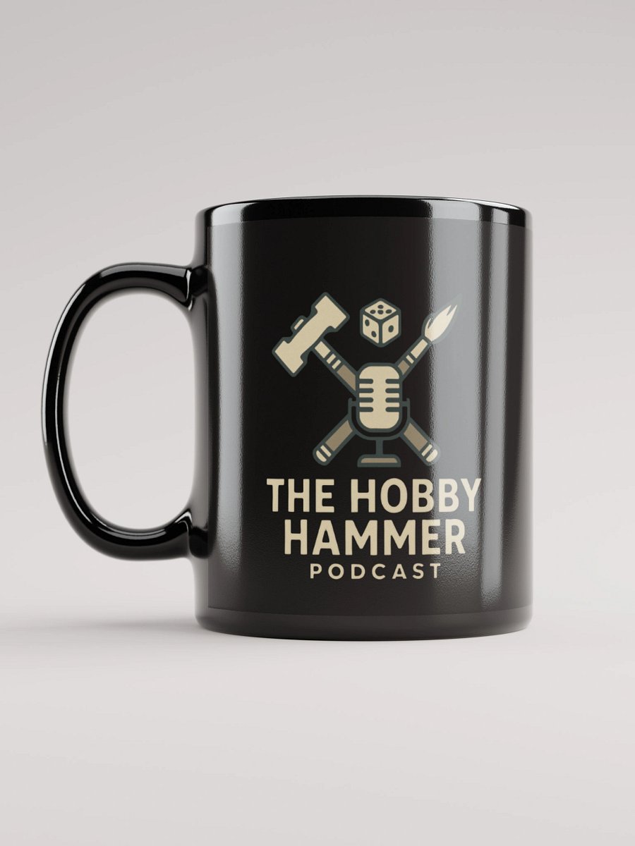 The Hobbyist's Black Glossy Mug product image (12)