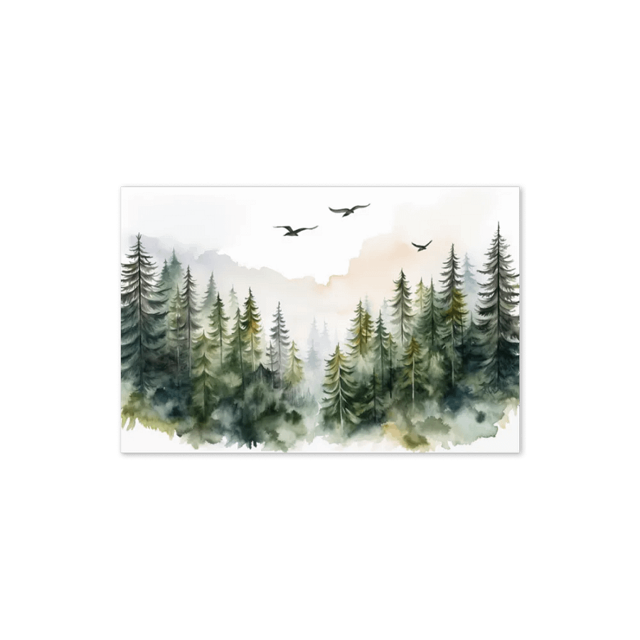 All-Occasion Greeting Card: Three Crows in Flight product image (4)
