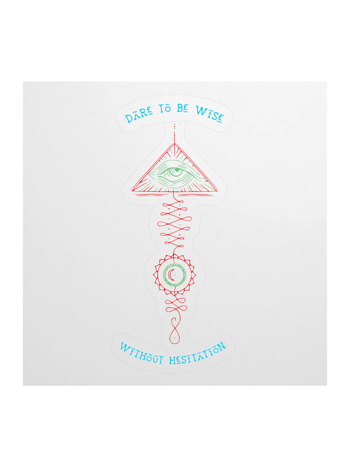 Dare To Be Wise Tree Kiss Cut Stickers product image (1)