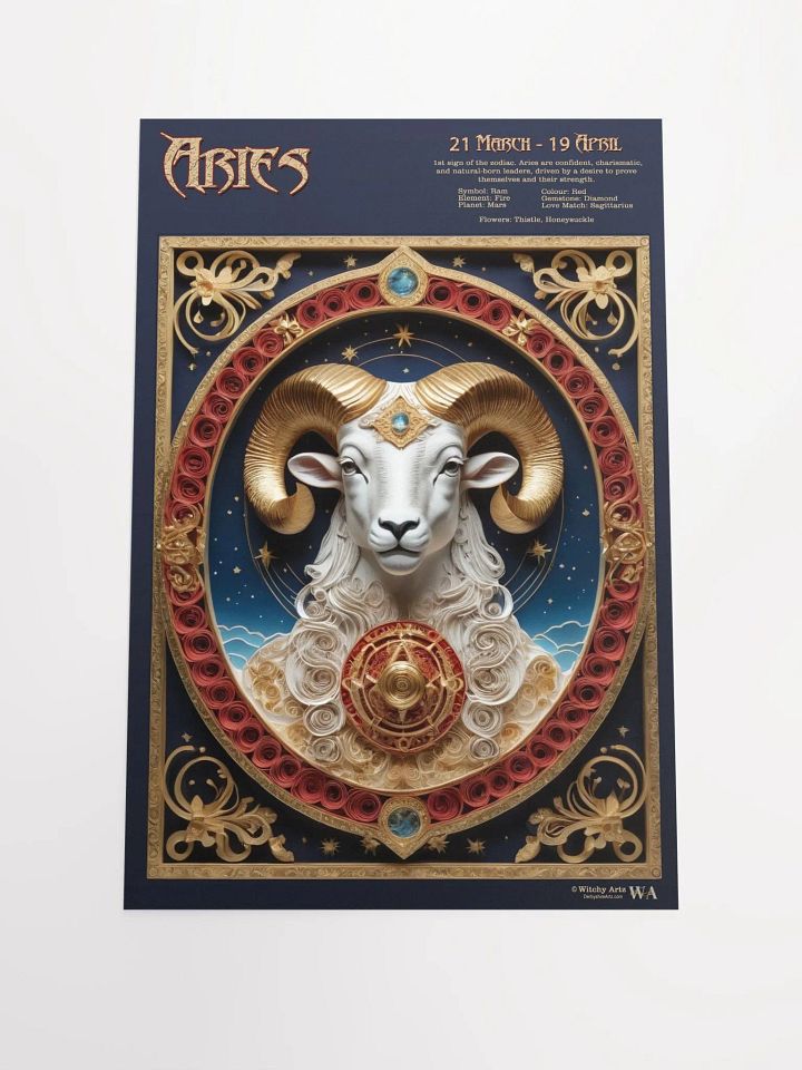 Western Zodiac Poster - ARIES product image (1)