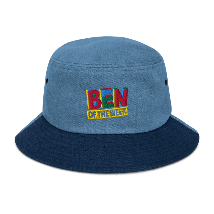 ben of the week bucket hat denim product image (1)
