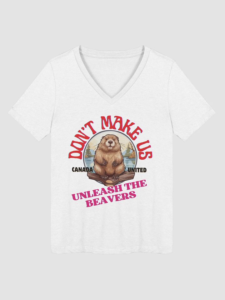 Unleash the Beavers Women's V-Neck Tee product image (11)