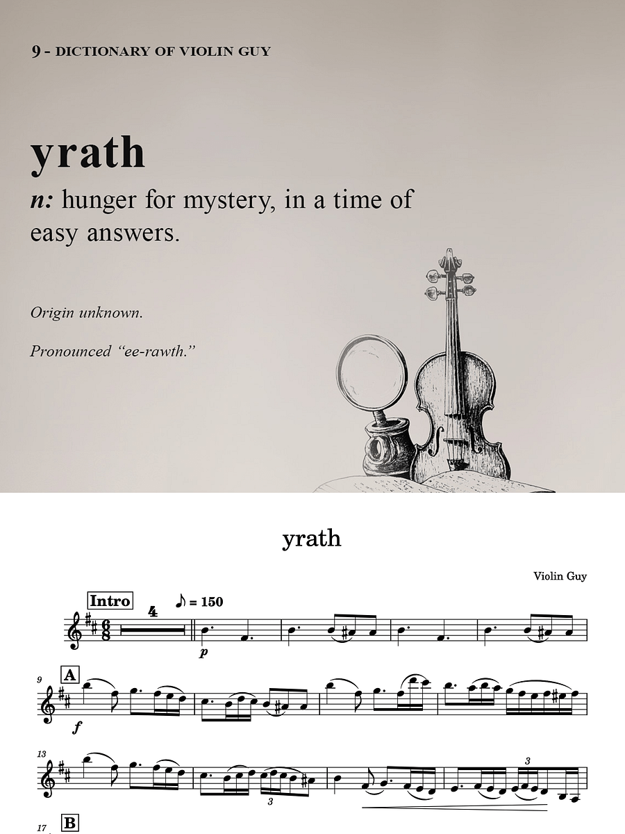 yrath - Sheet Music product image (1)
