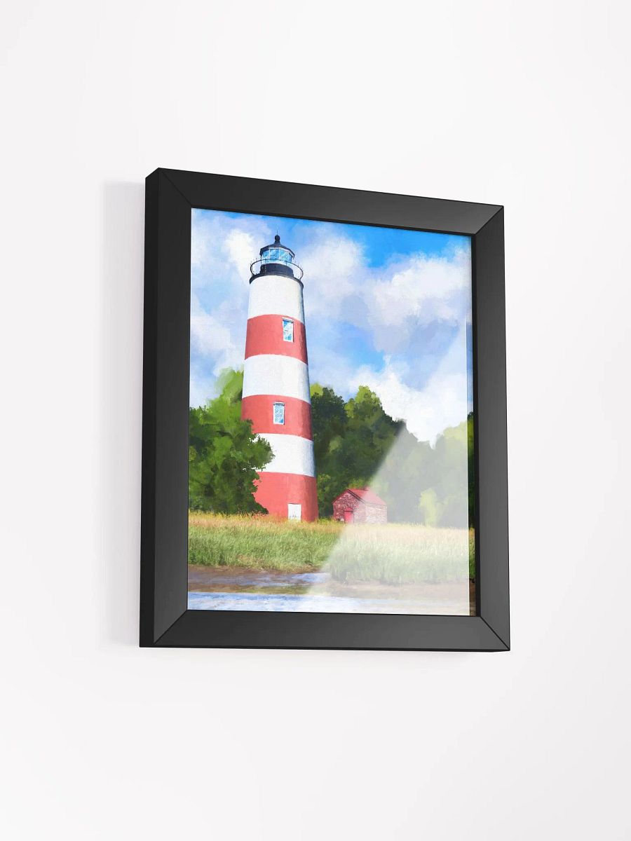 Sapelo Island Lighthouse – Georgia Coast Framed Poster product image (29)