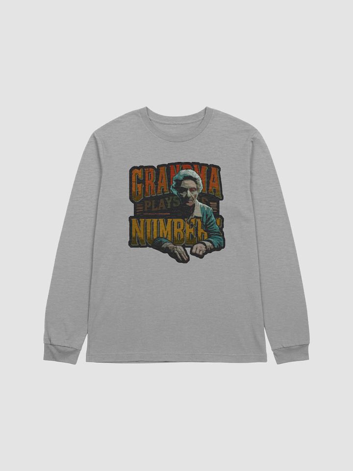 Grandma Plays The Numbers Long Sleeve Tee product image (1)