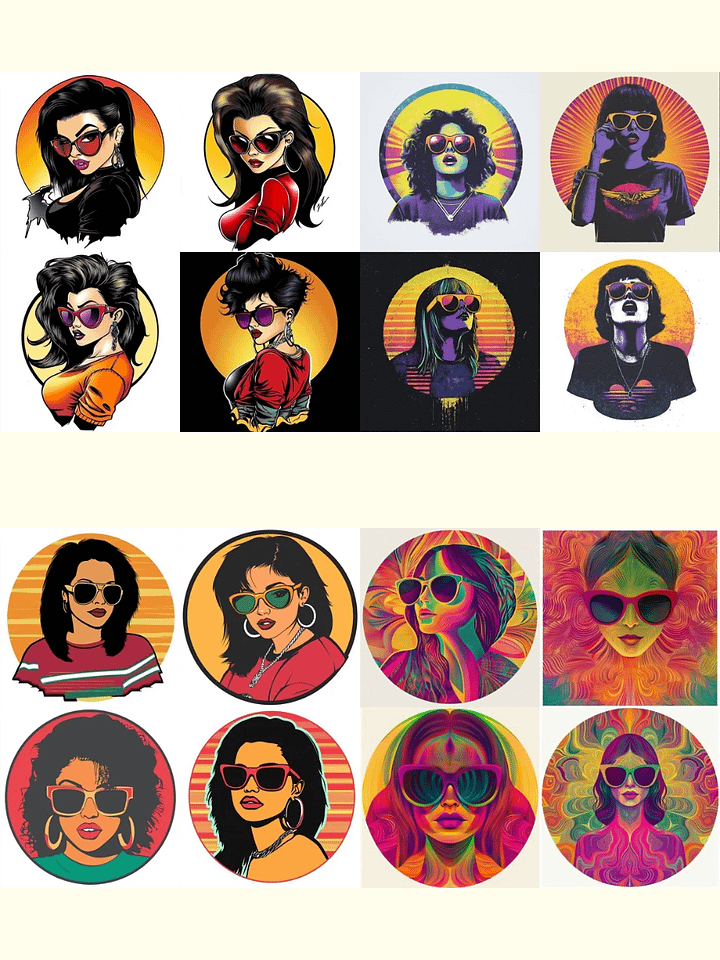 50 MidJourney SREF Codes for T-Shirt Designs product image (2)