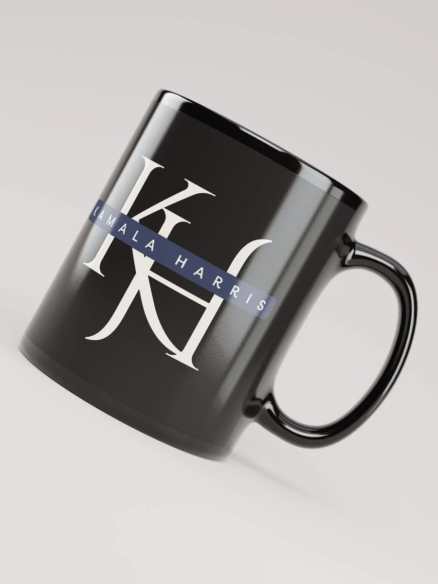 Copy of KAMALA HARRIS Black Glossy Mug product image (4)
