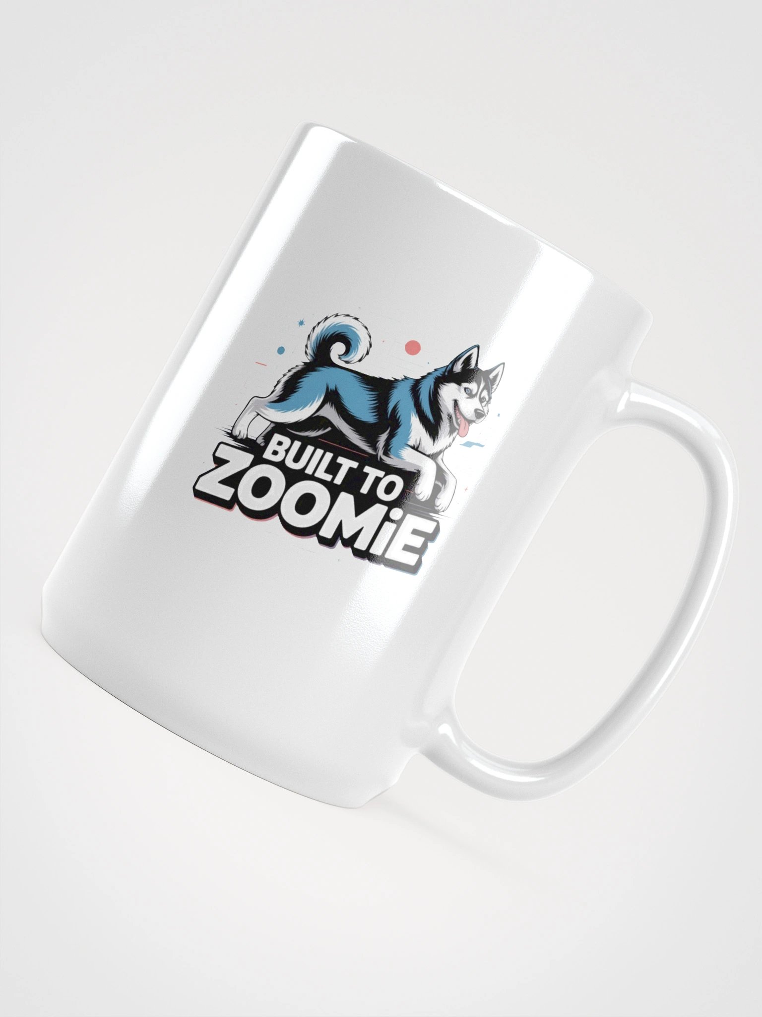 Zoomie Husky White Glossy Mug product image (5)