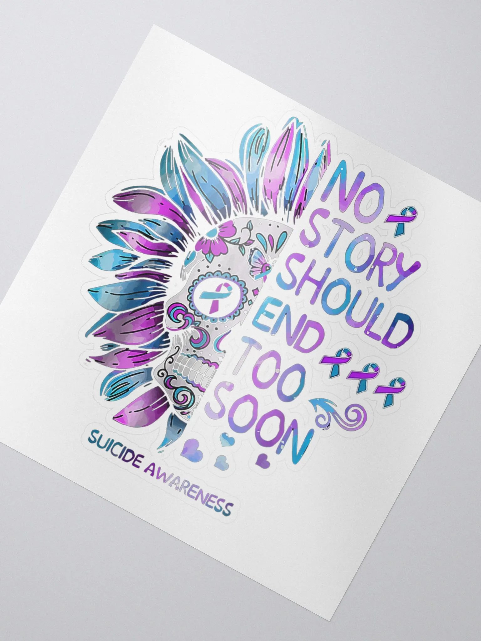 Suicide Awareness Kiss-Cut Sticker product image (2)