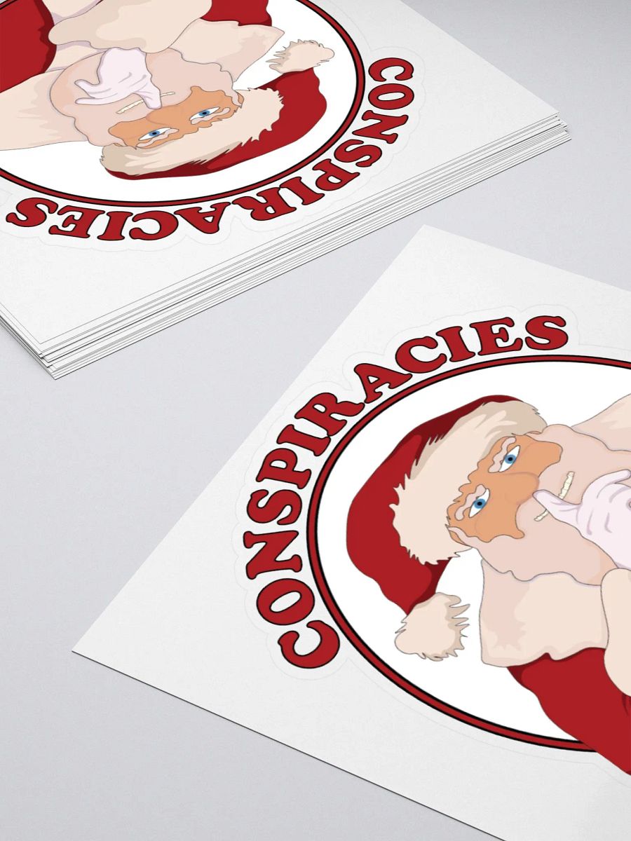 Conspiracies Are Real - Santa Claus - Kiss Cut Stickers product image (4)