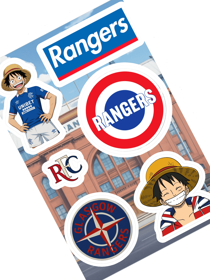 UBC "Rangers X Luffy" Sticker Sheet product image (1)