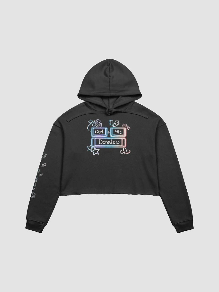 Ctrl + Alt + Donate Team Cropped Hoodie product image (1)