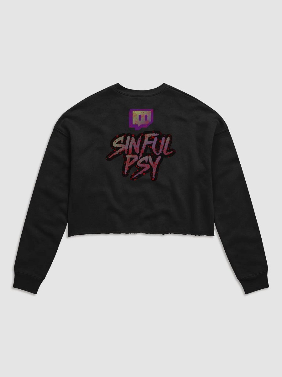 Zombie Gengar Bella+Canvas Woman's Fleece Crop sweatshirt product image (8)