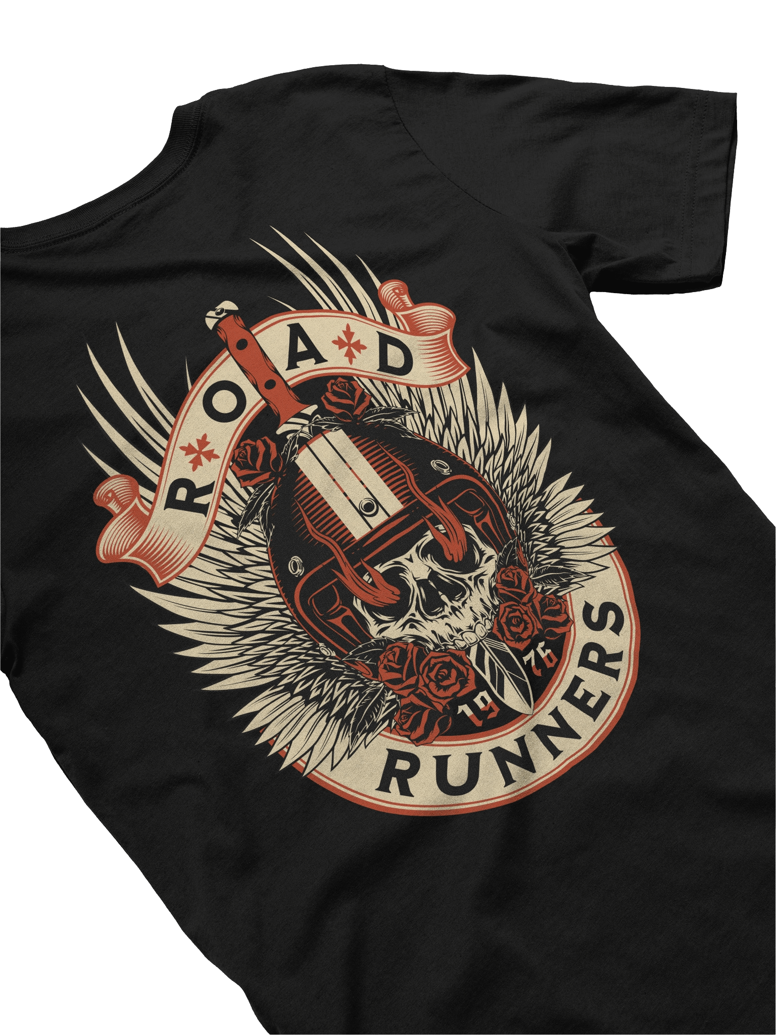Unique Road Runners Skull T-Shirt for Bold Fashion Choices product image (4)