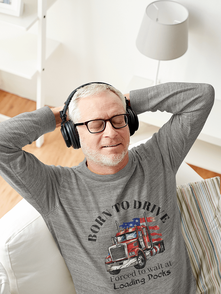 Patriotic Semi-Truck Premium Sweatshirt product image (1)