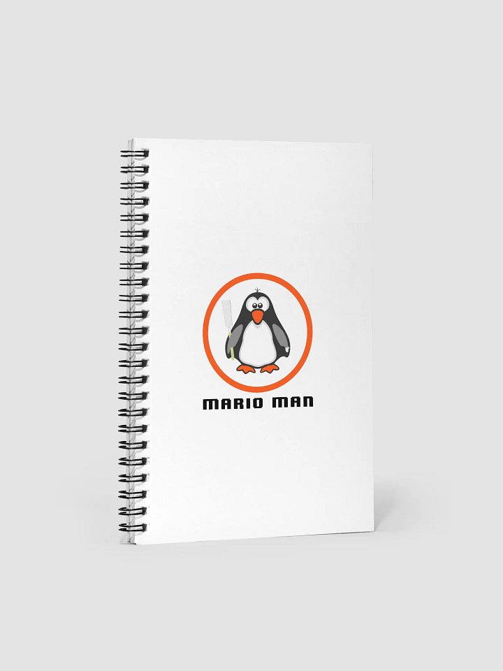 Mario Man Spiral NoteBook product image (1)