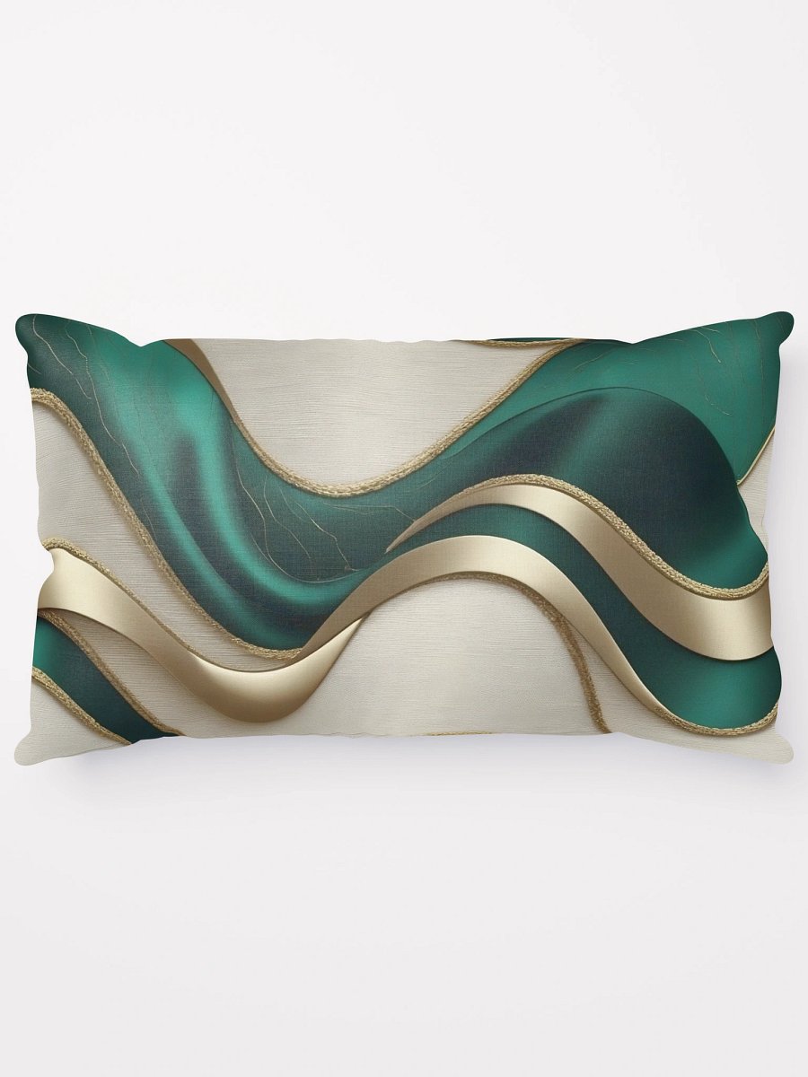 Emerald Luxe Wave Pillow product image (5)