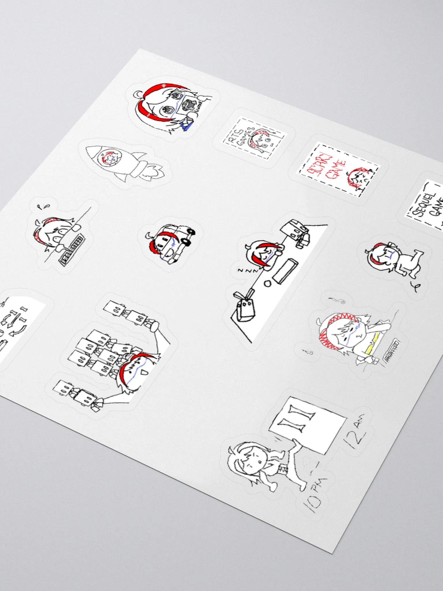 Doodle Stickers - Mix 1 product image (1)