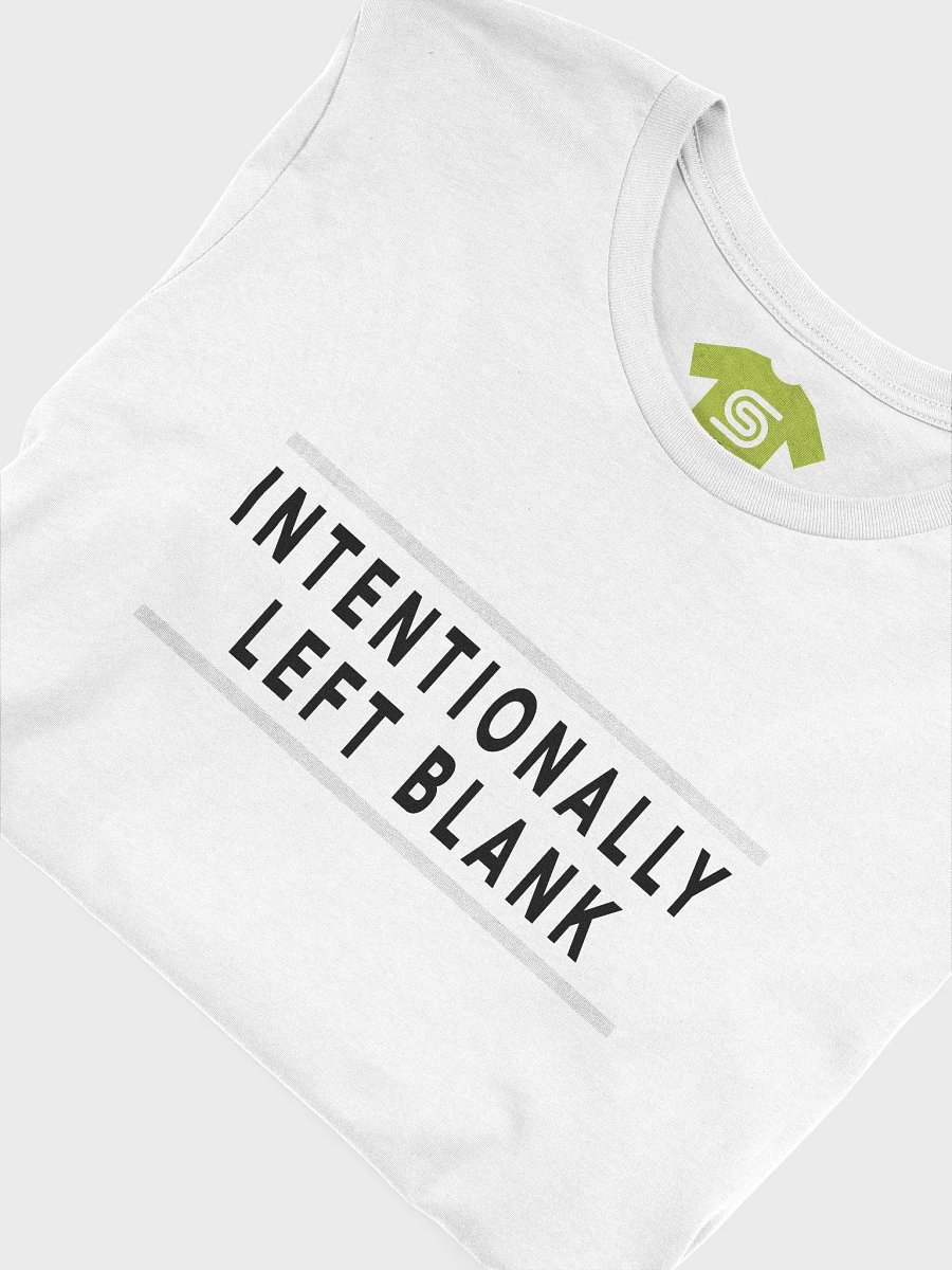 INTENTIONALLY LEFT BLANK - SOFT TSHIRTTTT product image (5)