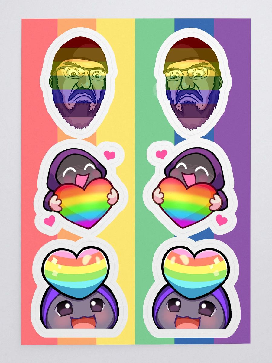 PRIDE Sticker Sheet product image (3)